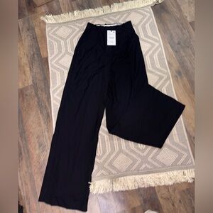 Zara Black Wide Leg Pants